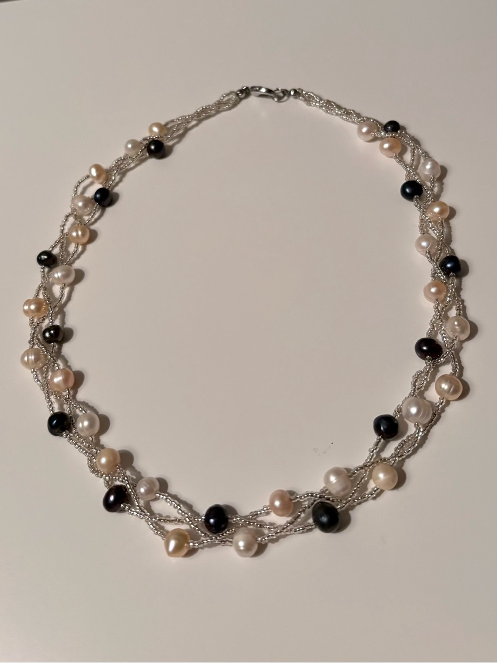 Multi-Strand Freshwater Pearl Necklace